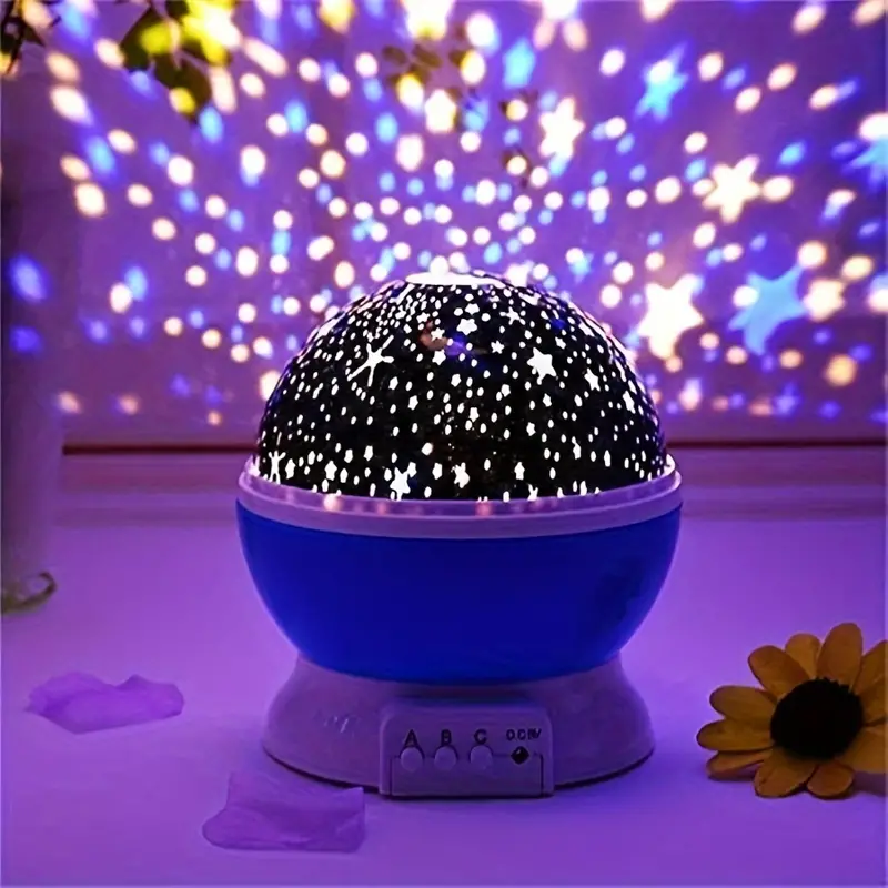Betoverend Sterrenhemel Nachtlampje – Sterrenhemel Projector Kinderen met Muziek, 360° Draaiend, USB Oplaadbaar – Creëer Magie in de Kinderkamer