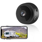 Draadloze Achteruitrijcamera Full HD 720P Zwart met Nachtzicht voor Camper, Caravan, Aanhanger, Vrachtwagen met App-Bediening en Magnetische Houder