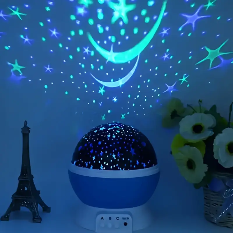 Betoverend Sterrenhemel Nachtlampje – Sterrenhemel Projector Kinderen met Muziek, 360° Draaiend, USB Oplaadbaar – Creëer Magie in de Kinderkamer