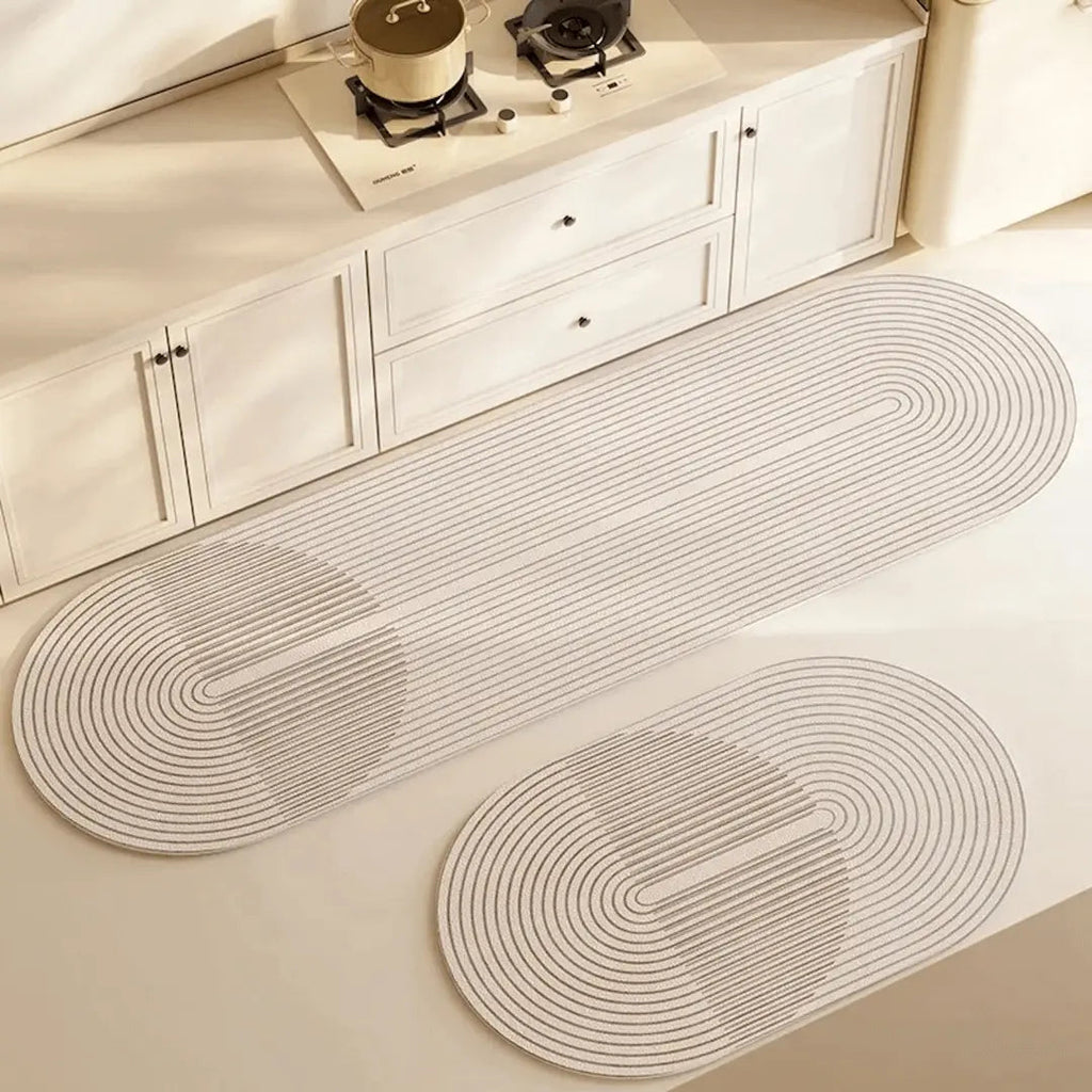 Absorberende Keukenmat met Antislip en Sneldrogende Vezels – 60 x 40 cm, Ideaal voor Hygiënische Kookruimtes Model A