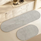 Absorberende Keukenmat met Antislip en Sneldrogende Vezels – 60 x 40 cm, Ideaal voor Hygiënische Kookruimtes Model C