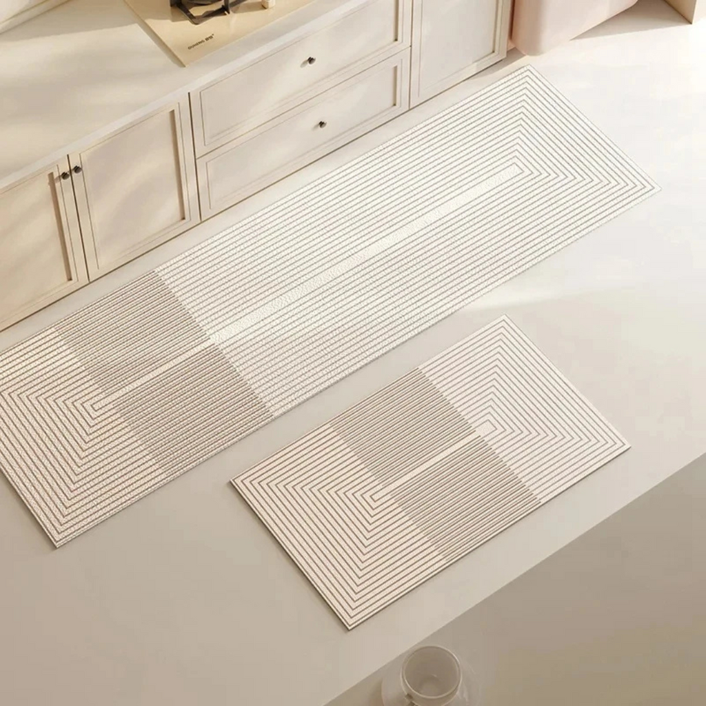 Absorberende Keukenmat met Antislip en Sneldrogende Vezels – 60 x 40 cm, Ideaal voor Hygiënische Kookruimtes Model D