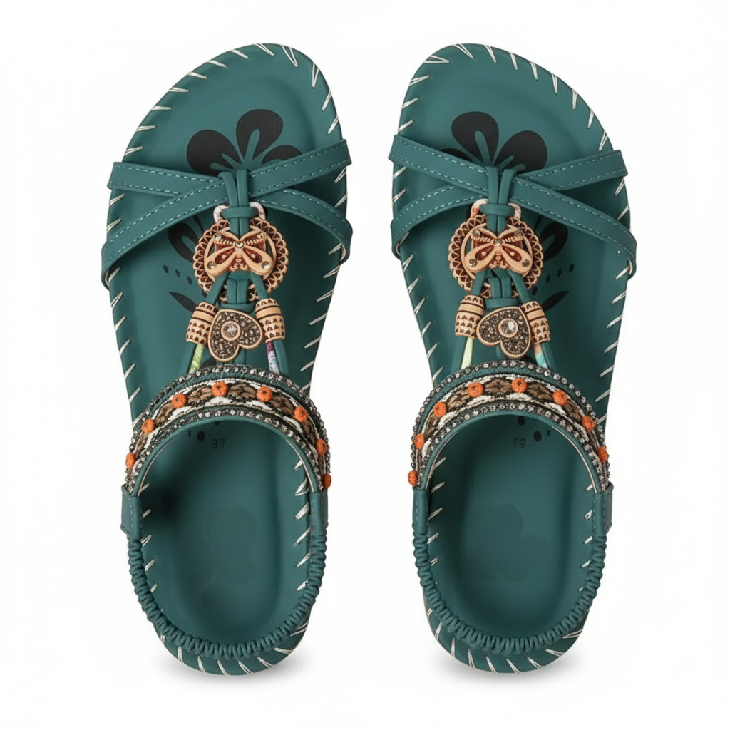 Ava | Dames Sandalen - Orthopedisch Comfort, Ibiza-Stijl