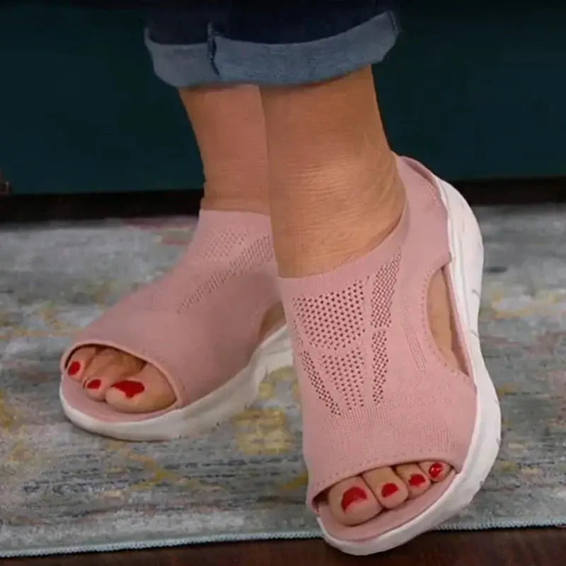 Ava | Dames Sandalen - Orthopedisch Comfort en Zachte Binnenzool Roze