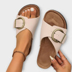 Ayla | Dames Sandalen - Ergonomische Ondersteuning, Elegant Beige