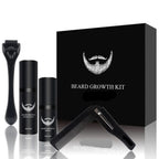 Baardverzorgingsset met Dermaroller, Baardolie, Baardbalsem & Kam – Baard Grooming Set voor Mannen, 5 Opties Ultimate Set voor Mannen