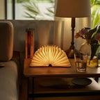 Betoverende Boekenlamp met Uniek Open Boek Ontwerp – Zachte LED Verlichting voor Cozy Sfeer