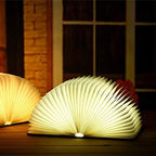 Betoverende Boekenlamp met Uniek Open Boek Ontwerp – Zachte LED Verlichting voor Cozy Sfeer