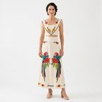 Sariyah | Co-ord Set Dames - Tropische Print - Crop Top Maxi