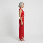 Yvaine | Co-ord Set Dames - Kant - Crop Top Fishtail