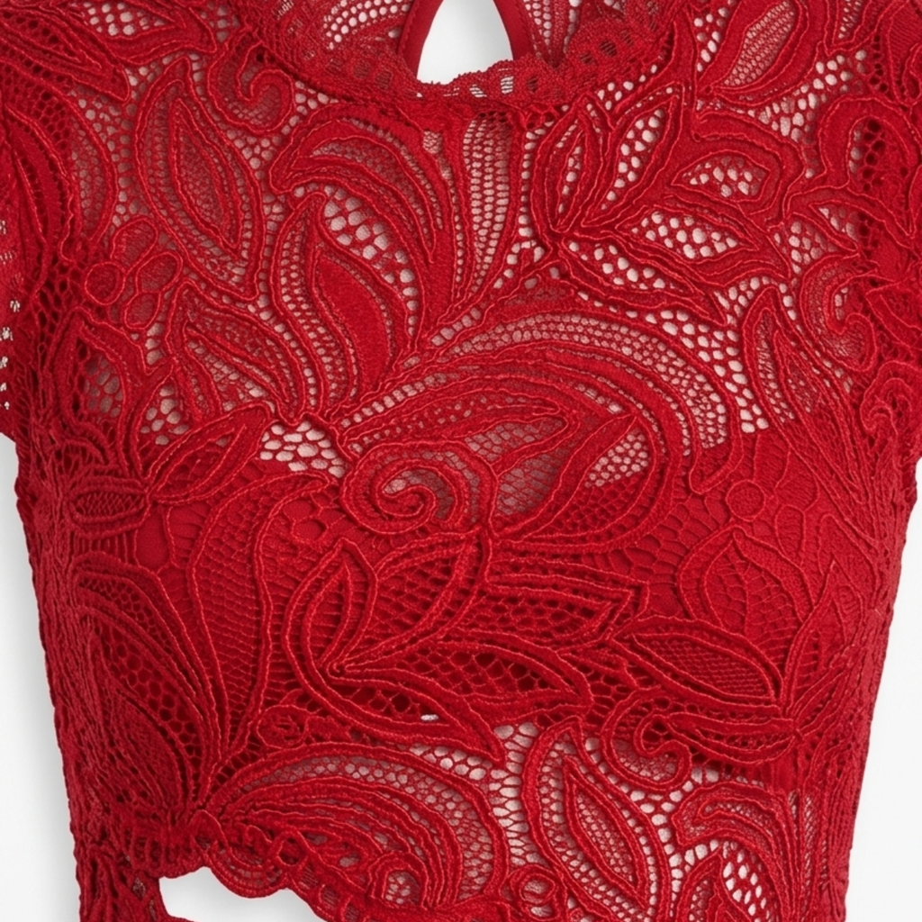 Yvaine | Co-ord Set Dames - Kant - Crop Top Fishtail