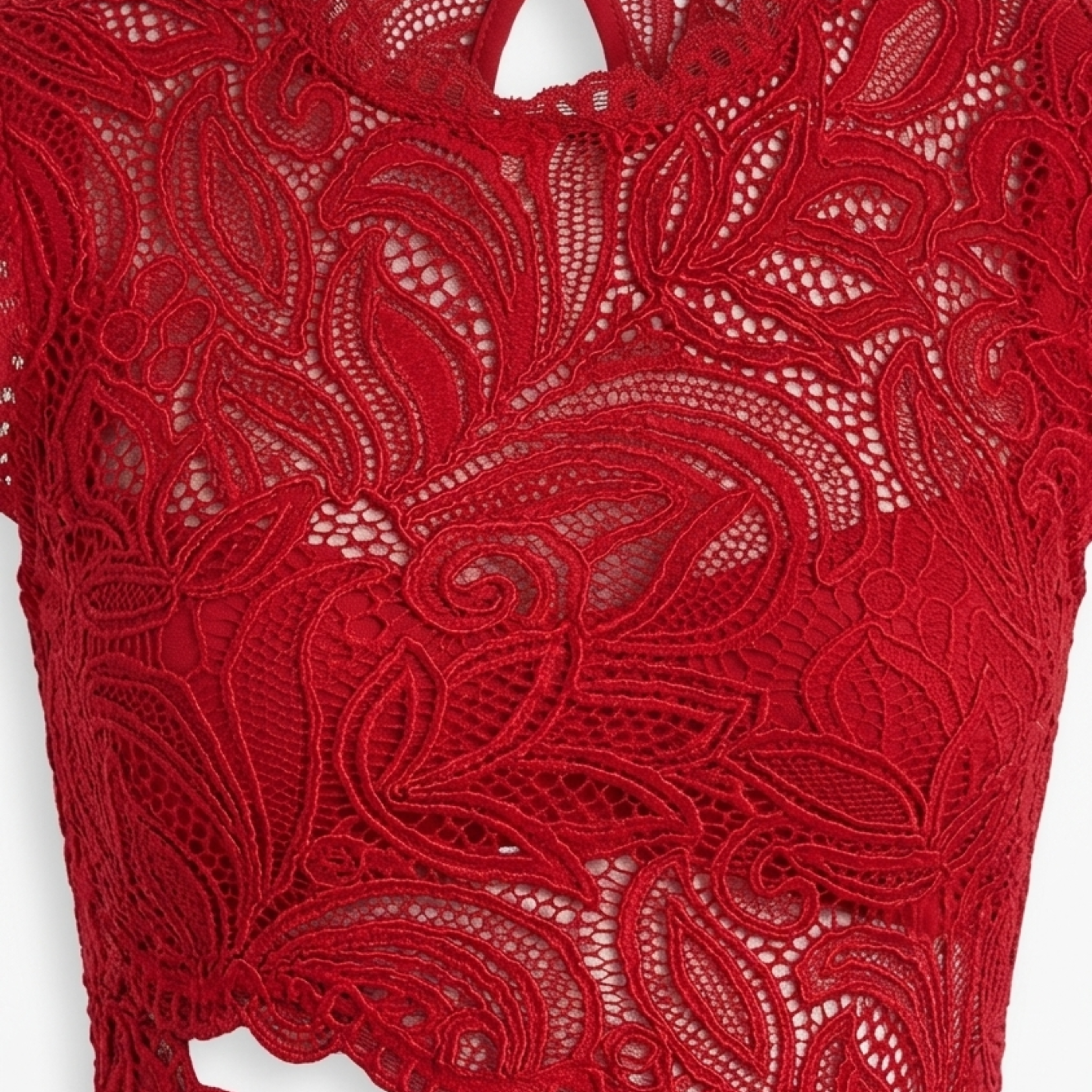 Yvaine | Co-ord Set Dames - Kant - Crop Top Fishtail