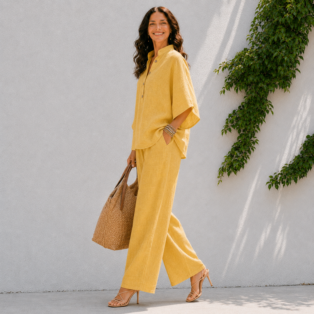 Mireya | Co-ord Set Dames - Oversized Shirt Broek