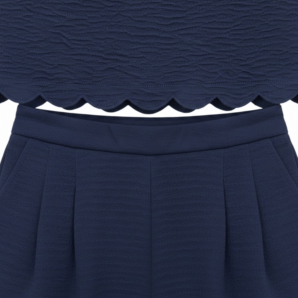 Thalassa | Co-ord Set Dames - Mouwloos Schelp Enkel