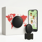 GPS Tracker voor Auto Voertuig Volgsysteem iOS Android Beveiliging Real-Time Locatiebepaling Diefstalpreventie | Luesara Zwart
