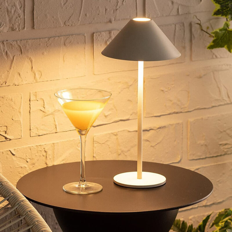 Draadloze Waterdichte Tafellamp met Dimbare LED en Oplaadbare Batterij - 360° Verlichting voor Binnen en Buiten
