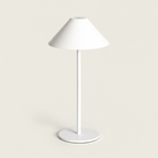 Draadloze Waterdichte Tafellamp met Dimbare LED en Oplaadbare Batterij - 360° Verlichting voor Binnen en Buiten Wit