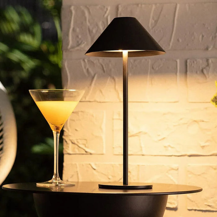 Draadloze Waterdichte Tafellamp met Dimbare LED en Oplaadbare Batterij - 360° Verlichting voor Binnen en Buiten