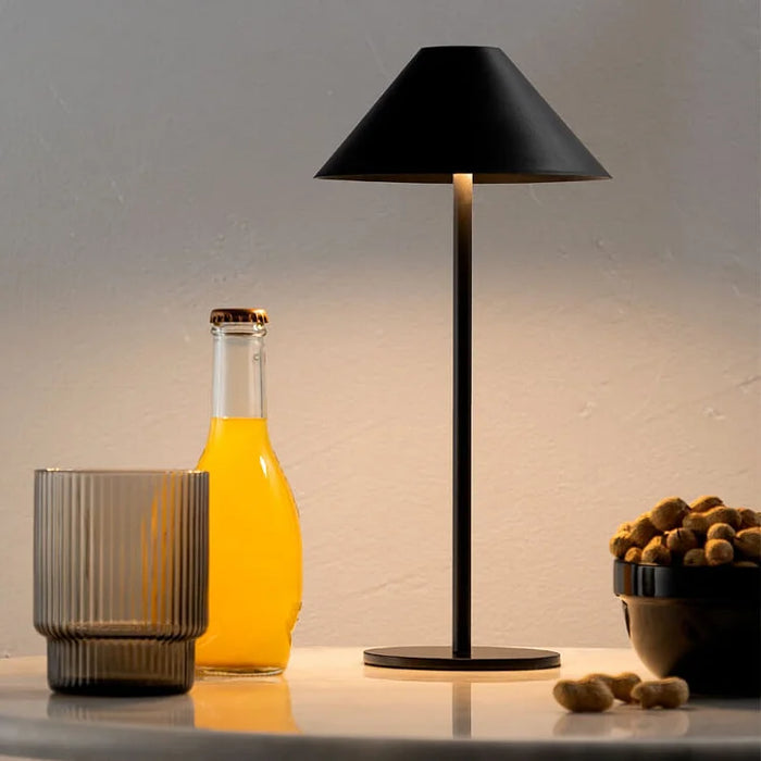 Draadloze Waterdichte Tafellamp met Dimbare LED en Oplaadbare Batterij - 360° Verlichting voor Binnen en Buiten