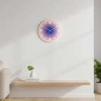 Elegante Wandklok van Glas met Stille beweging – 30 cm