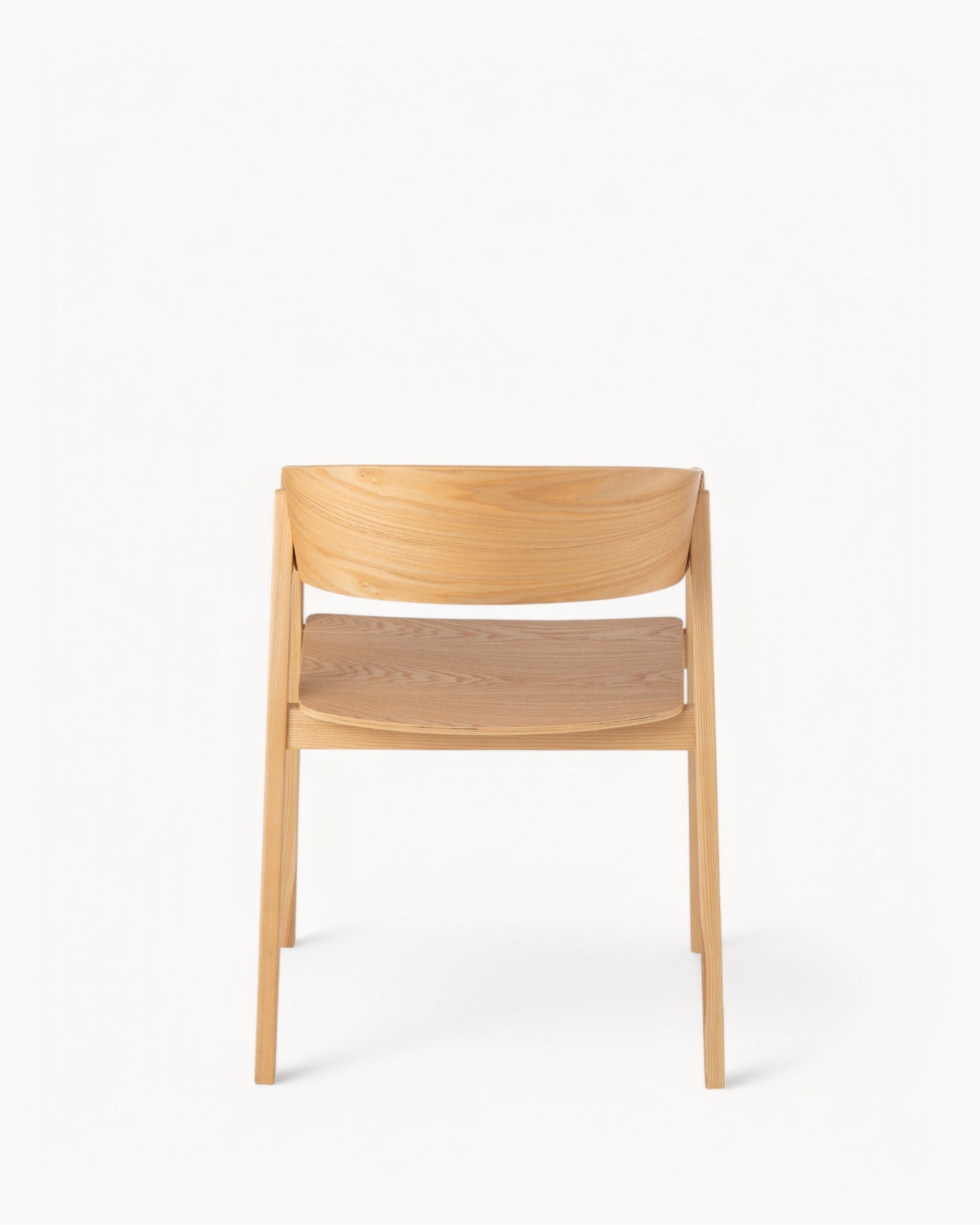 Elegante Zwarte Eetkamerstoel van Essenhout met Touw – Ergonomische Zithoogte 45,3 cm, Duurzaam en Stijlvol