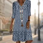 Pamelo | Elegante en Veelzijdige Traditionele Jurk Blauw