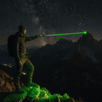 Laserpen met Groot Bereik, USB-Oplaadbaar, Metalen Behuizing, Instelbare Focus, Rood/Groen