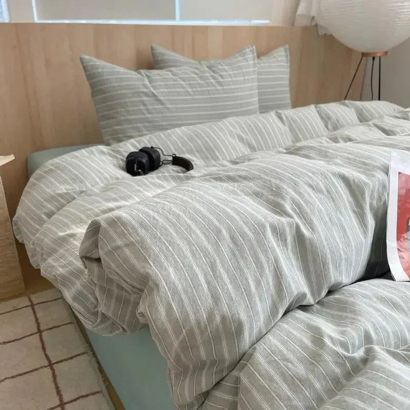 Geometrisch Katoenen Dekbedovertrekset – Zacht en Ademend voor Comfortabele Nachten, Inclusief Kussenslopen 16