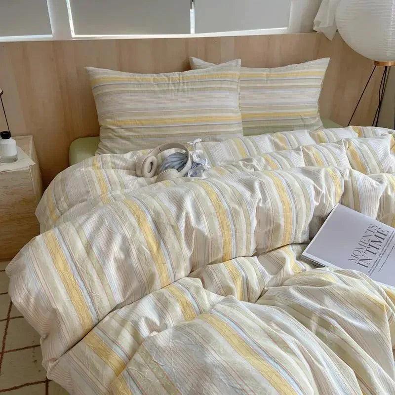 Geometrisch Katoenen Dekbedovertrekset – Zacht en Ademend voor Comfortabele Nachten, Inclusief Kussenslopen 20