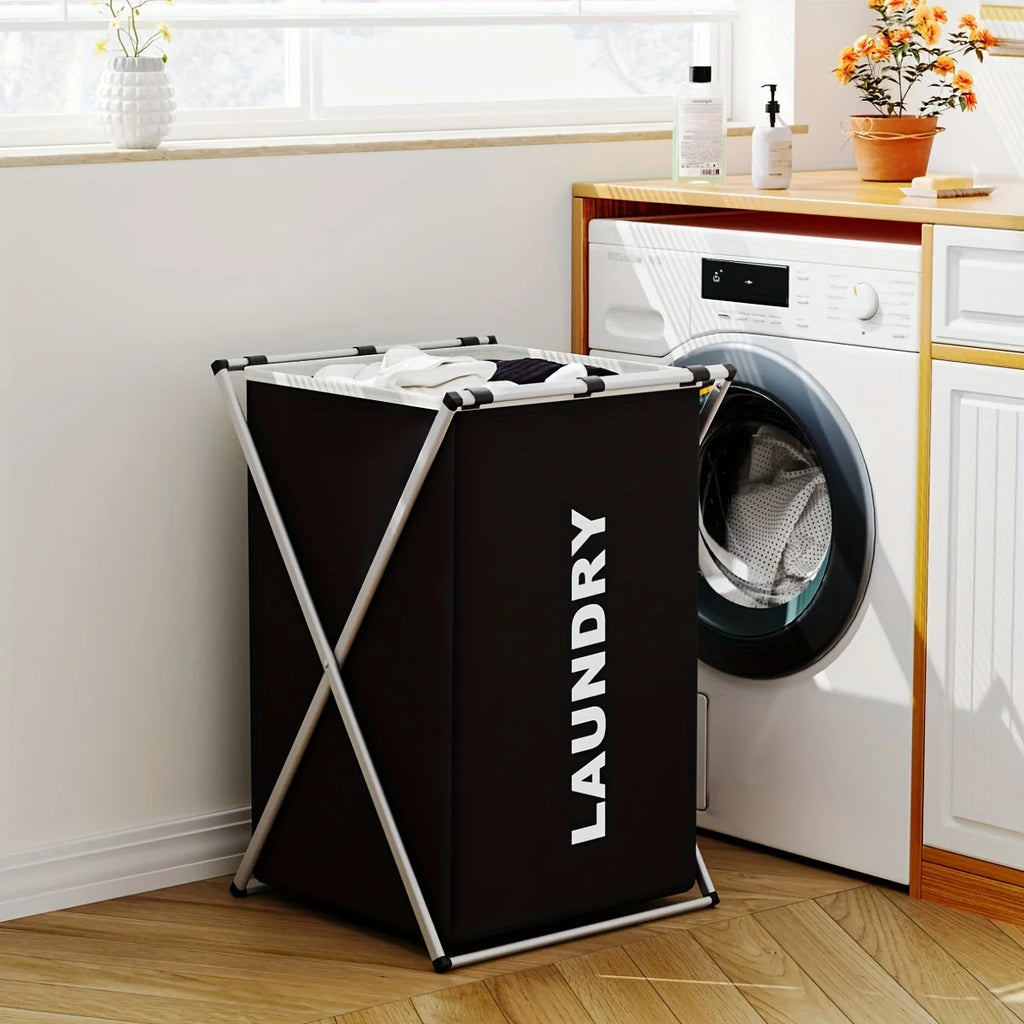 Wasmand Huishoudens 3 Vakken – Opvouwbaar en Ruimtebesparend Design