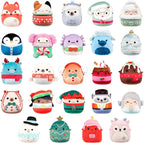 Adventskalender voor Kinderen – 24 Verzamelfiguurtjes in Mini Marshmallow-stijl, Aftellen naar Kerst, 3+ Jaar
