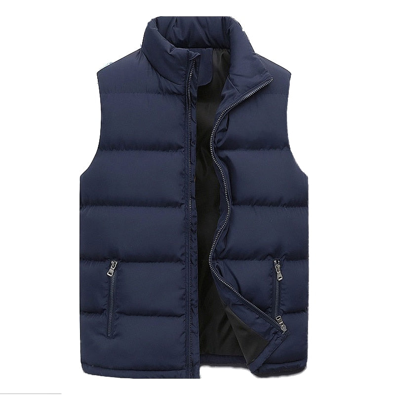 Heren Gewatteerde Bodywarmer met Ritssluiting