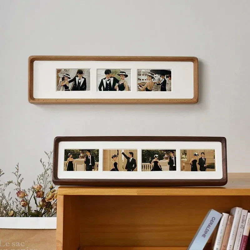 Jessie Fotolijst van Massief Hout voor Drieluik en Viervoudige Foto's - Klassiek en Elegante Fotolijsten voor Thuis en Kantoor