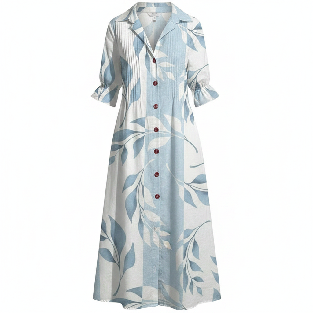 Livia | Dames Maxi Jurk - Bloemenprint, Lichtgewicht en Ademend