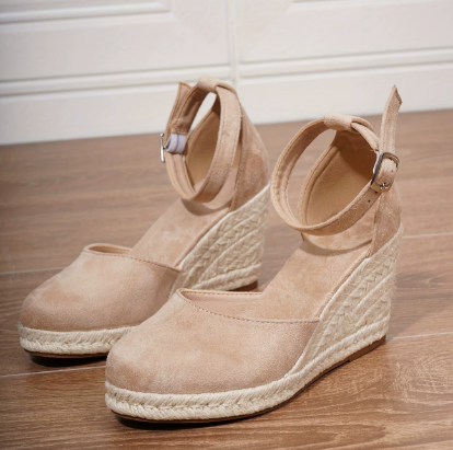 Luna | Dames Espadrilles - Hoge Platformzool, Casual Chic