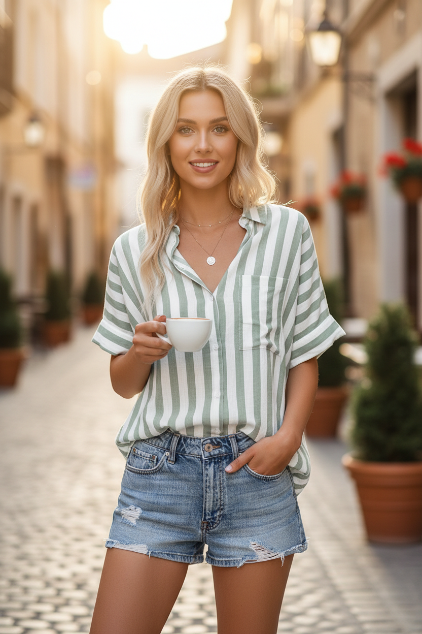 Thalassa | Blouse Dames - Gestreept