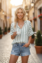 Thalassa | Blouse Dames - Gestreept