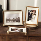 Massief Houten Fotolijst met Elegante Hoekdetails – Diverse Formaten voor Tafels en Planken