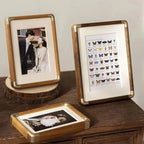 Massief Houten Fotolijst met Elegante Hoekdetails – Diverse Formaten voor Tafels en Planken
