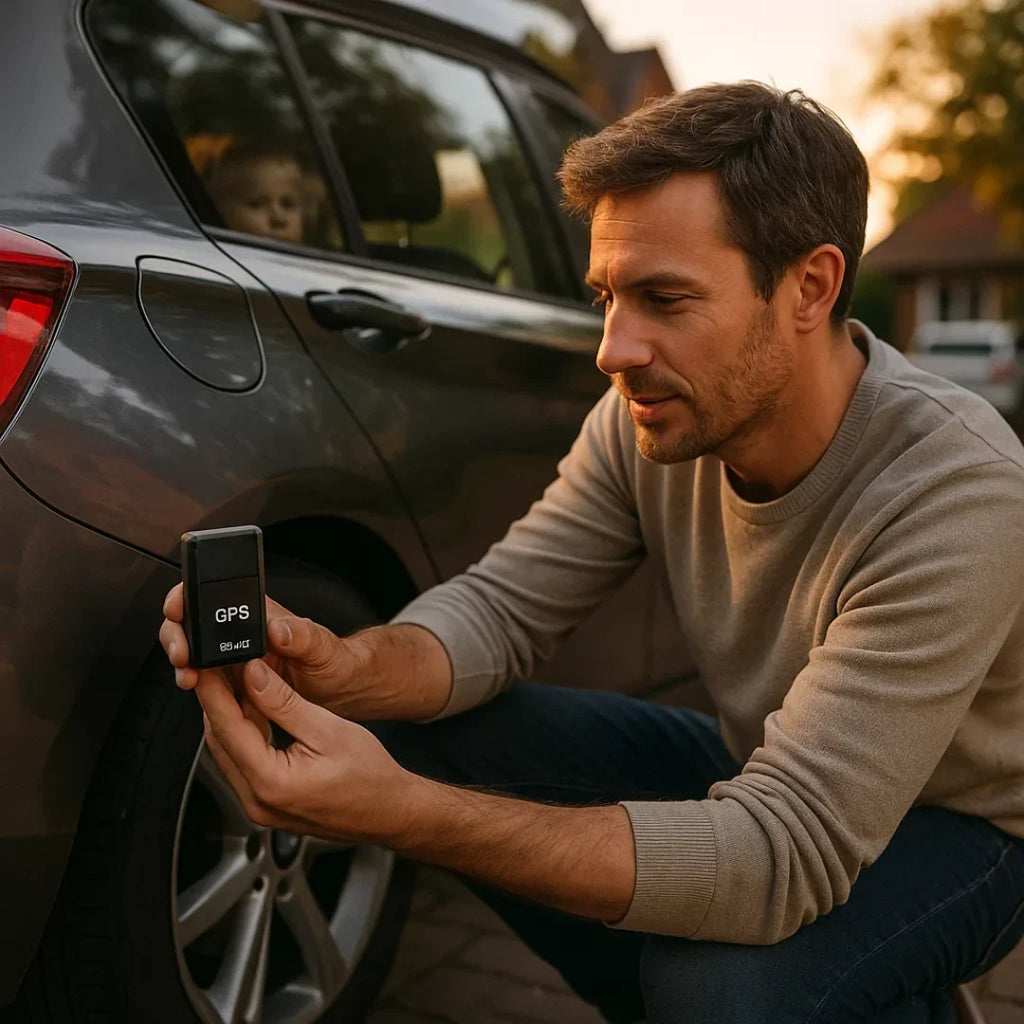 Magnetische Mini GPS Tracker met Live Realtime Tracking & Geluid - Draadloos Volgsysteem met Krachtige Magneet voor Auto, Fiets & Tas