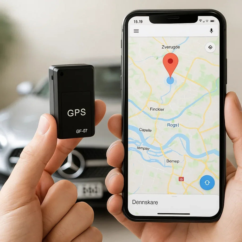 Magnetische Mini GPS Tracker met Live Realtime Tracking & Geluid - Draadloos Volgsysteem met Krachtige Magneet voor Auto, Fiets & Tas