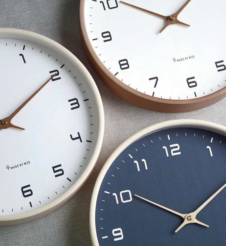 Minimalistische Wandklok met Stil Kwarts Mechanisme – Verkrijgbaar in 25x25 cm en 30x30 cm, Diverse Kleuren