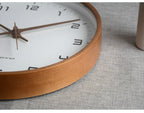 Minimalistische Wandklok met Stil Kwarts Mechanisme – Verkrijgbaar in 25x25 cm en 30x30 cm, Diverse Kleuren
