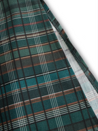 Mira | Dames Maxi Jurk - Geruite Katoen met Lange Mouwen, Casual Chic