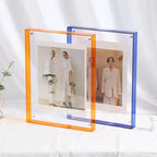 Moderne Bronte Fotolijst met Levende Randkleuren – Hoogwaardig Acryl voor Foto's en Kunstwerken