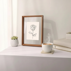 Moderne Fotolijsten van Hout en Glas in Diverse Maten - Stijlvolle Decoratie