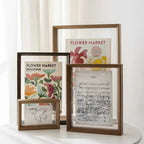 Moderne Fotolijsten van Hout en Glas in Diverse Maten - Stijlvolle Decoratie
