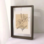 Moderne Fotolijsten van Hout en Glas in Diverse Maten - Stijlvolle Decoratie Zwart Walnoot