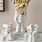 Moderne Grote Vaas van Keramiek – Handgemaakt en Multifunctioneel voor Bloemen en Decoratie