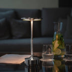 Moderne Oplaadbare Tafellamp met Drie Lichttemperaturen – Draadloze en Batterij Aangedreven Nachtkast Lampje voor Thuis en Kantoor